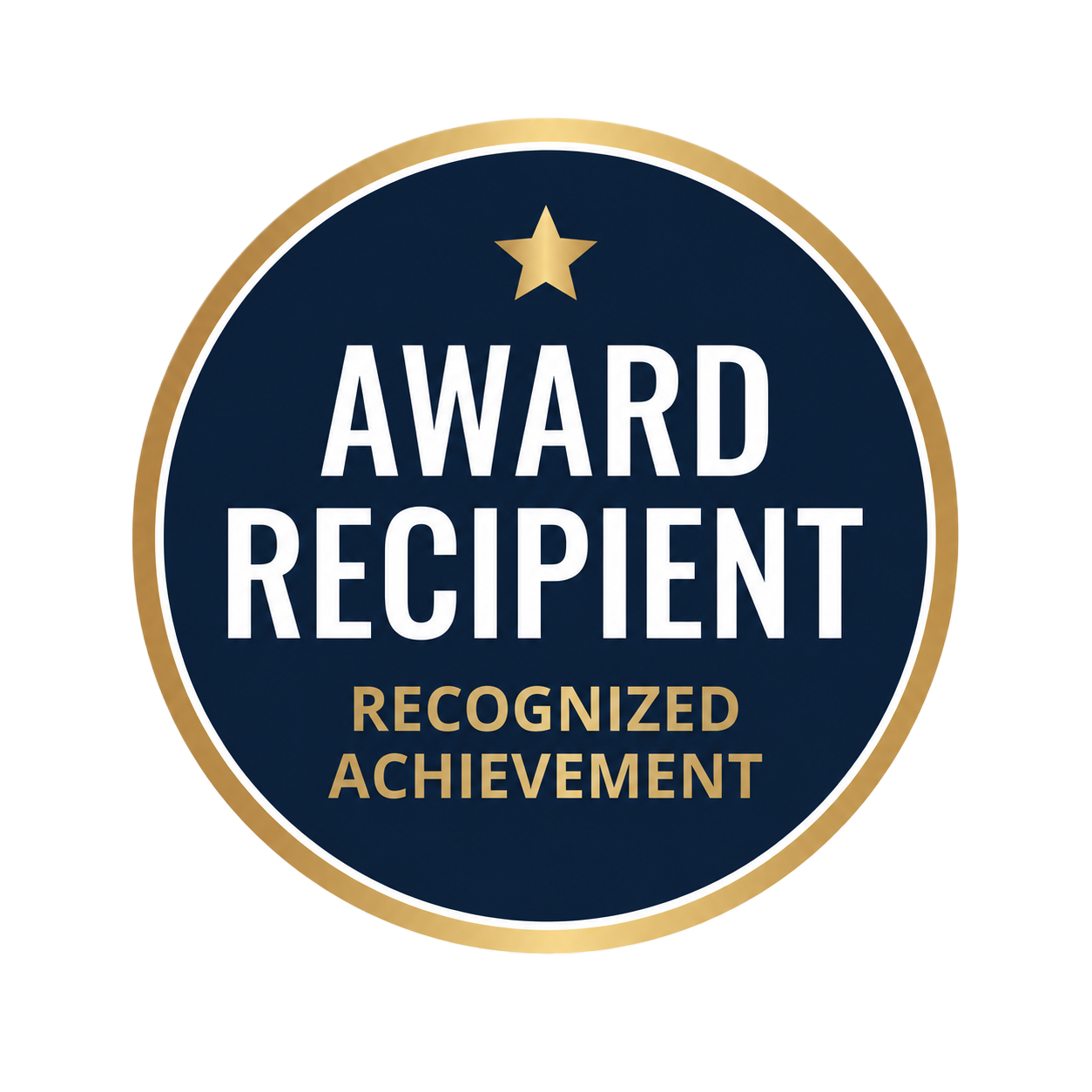 Award Recipient, Recognized Achievement